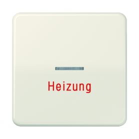 Jung CD 590 H Wippe, Linse, Lichtleiter, Aufschrift Heizung, für Wipp-Kontrollschalter, Tast-Kontrollschalter und beleuchtbare T