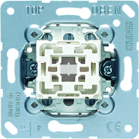 Jung 531-41 U Multi-Switch, 10 A, 250 V, Double button, 2 x 2 Closer and zero position