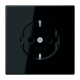 Jung LS 1520 KI SW SCHUKO socket, 16 A 250 V , contact protection