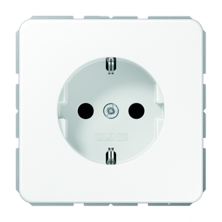 Jung CD 1520 KI WW SCHUKO socket, 16 A 250 V, contact protection