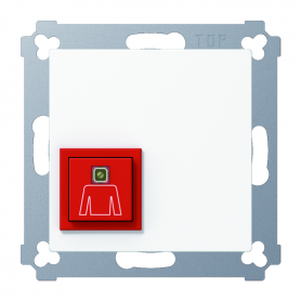 Jung NRS AS 0834 RT WW Ruftaster, Schraubbefestigung