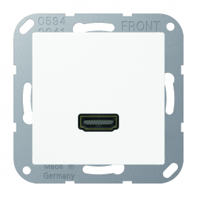 Jung MA A 1112 WW HDMI, Tragring, Schraubbefestigung, bruchsicher