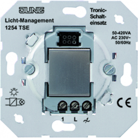 Jung 1254 TSE Tronic priključek brez zvoka priključek, nazivna napetost: AC 230 V , 50/60 Hz