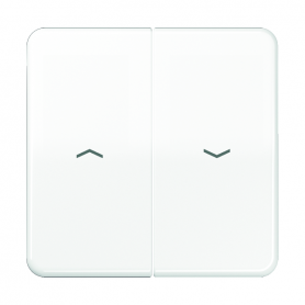 Jung CD 595 P WW Wippe, Symbole, für Jalousie-Wippschalter, Jalousie-Taster und Taster BA 2fach