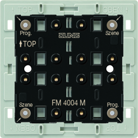 Jung FM 4004 M eNet Funk-Wandsender-Modul, 4-kanalig