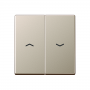 Jung A 595 P CH rocker, symbols, for blinds, blinds and buttons BA 2x