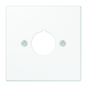 Jung LS 964 WW Cover, support ring, screw fastening, for command devices with 22.5 mm Ø