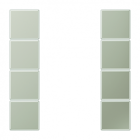 Jung ES 2504 TSA Tastensatz, 4fach, komplett