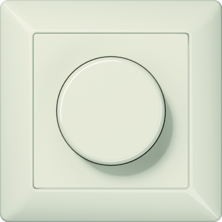 Jung AS 1540 Cover, full plate, for rotating dimmer, auxiliary point, potentiometer 1 - 10 V, Ledotron controller, DALI potentio