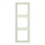 Jung LS 983 W frame, 3 times, for horizontal and vertical combination