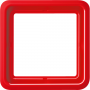 Jung CD 581 GL RT frame, 1x, 81 x 81 mm