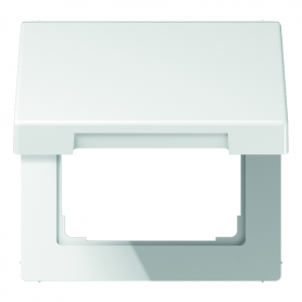 Jung LS 990 KL WW folding cover, for sockets and devices with cover 50 x 50 mm