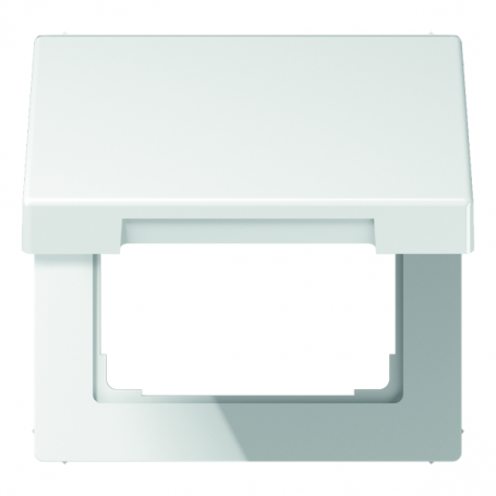 Jung LS 990 KL WW folding cover, for sockets and devices with cover 50 x 50 mm