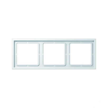 Jung LSZ 983 BF WW frame, 3x, break-proof, for horizontal and vertical combination