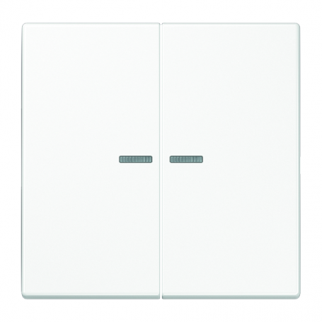 Jung LS 995 KO5 WW rocker, lenses, light guides, for series-switches, series-Wipp-control switch, double-switches and pushbutton