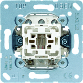 Jung 503 KOU Wipp-Kontrollschalter, 16 AX, 400 V , Aus 3-polig, Glimmlampe 98