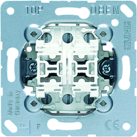 Jung 509 U Wipp switch, 10 AX, 250 V , double change