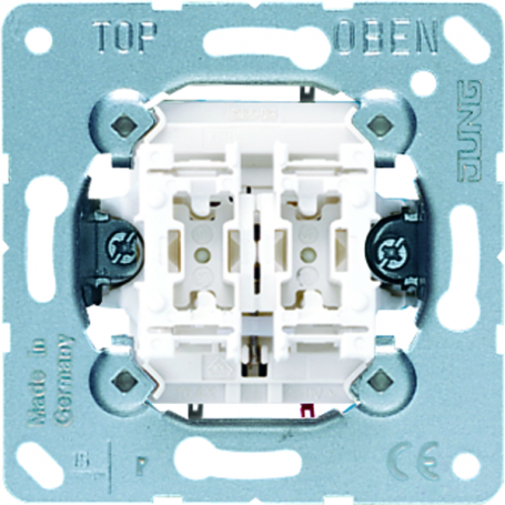 Jung 509 VU Blinds, 10 AX, 250 V, Switch 1-pole