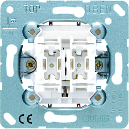 Jung 539 VU Jalousie-Taster, 10 AX, 250 V , Taster 1-polig