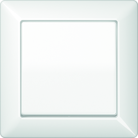 Jung AS 590 WW Cover, full plate, for rocker switches, pushbutton switches, pushbuttons and pushbuttons BA