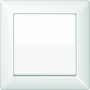 Jung AS 590 WW Cover, full plate, for rocker switches, pushbutton switches, pushbuttons and pushbuttons BA