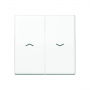 Jung AS 591-5 P WW Wippe, Symbols Arrows, Central Plate, for blinds, blinds and pushbuttons BA