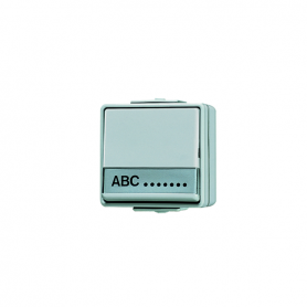 Jung 606 NAW Wipp switch, 10 AX, 250 V , font field 17 x 72 mm, universal replacement