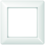 Jung AS 581 BF WW frame, 1x, impermeable, para combinación horizontal y vertical