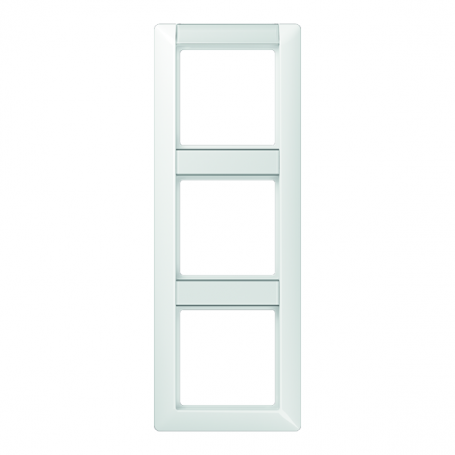 Jung AS 583 NA WW Framework, 3x, fonts 13/12,4 x 55,5 mm, for vertical combination