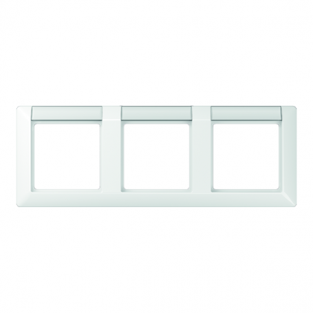 Jung AS 5830 NA WW Framework, 3x, fonts 13 x 55,5 mm (BB 20.1), for horizontal combination