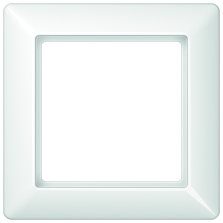 Jung AS 581 BF WW Rahmen, 1fach, bruchsicher, für waagerechte und senkrechte Kombination