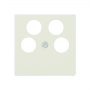Jung A 561-4 SAT2 cover, screw fastening, break-proof, for 4-hole SAT-TV socket (Ankaro)