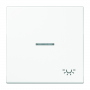 Jung LS 990 KO5L WW Wippe, Symbol Licht, Linse, Lichtleiter, für beleuchtbare Taster