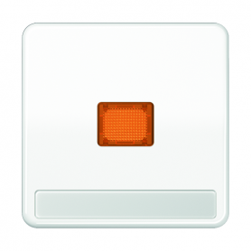 Jung CD 590 NAKO WW Wippe, orange light exit window, font field, for control panel, ...