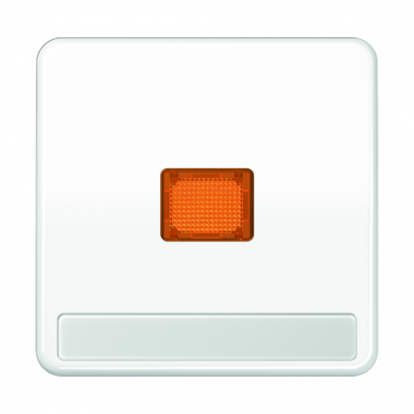 Jung CD 590 NAKO WW Wippe, orange light exit window, font field, for control panel, ...