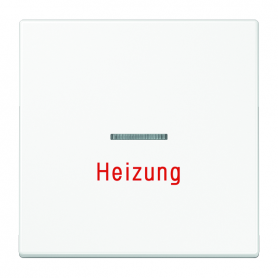 Jung LS 990 H WW Wippe, lens, light guide, inscription heating, for Wipp control switch, touch control switch and illuminable