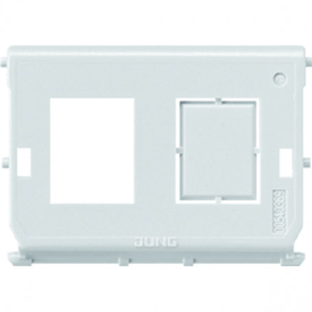 Jung 54-2 WE Mounting insert, for 2 Modular Jack sockets 6 WE and 8 WE