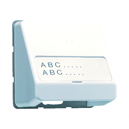 Jung CD 554 WW Datenanschlussgehäuse, Schriftfeld 23 x 59 mm (BB 5)
