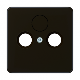 Jung CD 561 SAT BR Abdeckung, bruchsicher, für Antennen-Steckdose nach DIN 45330 und SAT-TV-Steckd.