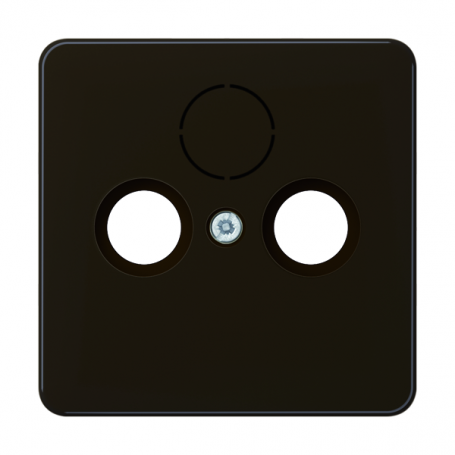 Jung CD 561 SAT BR cover, break-proof, for antenna socket according to DIN 45330 and SAT-TV connector.