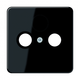 Jung CD 561 SAT SW cover, break-proof, for antenna socket according to DIN 45330 and SAT-TV connector.