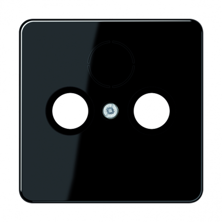 Jung CD 561 SAT SW Abdeckung, bruchsicher, für Antennen-Steckdose nach DIN 45330 und SAT-TV-Steckd.