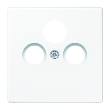 Jung LS 990 SAT WW Cover, screw fastening, break-proof, for SAT-TV socket