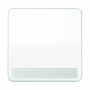 Jung CD 590 NABF WW Wippe, Schriftfeld, bruchsicher, für Schalter, Taster und Taster BA 1fach
