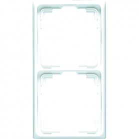 Jung CD 582 K WW frame, 2x, for cable channel, for horizontal and vertical combination