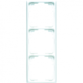 Jung CD 583 K WW frame, 3 times, for cable channel inst., for horizontal and vertical combination