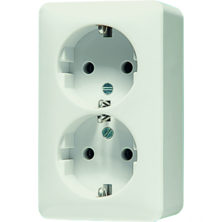 Jung 6020 A SCHUKO socket, 16 A 250 V, 2x
