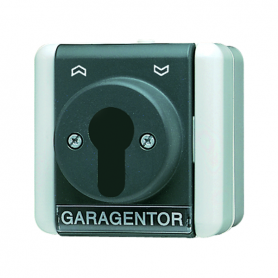 Jung 833.18 W key switch, 10 AX, 250 V , font field, button (changer) 1-pole