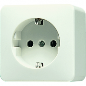 Jung 620 A SCHUKO socket, 1x, 16 A, 250 V, 61 x 61 x 47 mm