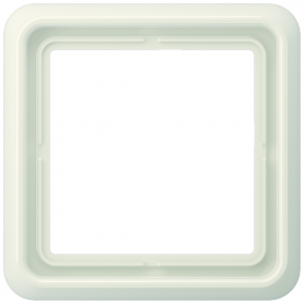 Jung CD 581 WU W frame, 1x, break-proof, for horizontal and vertical combination